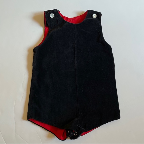 Vintage velvet romper - Picture 1 of 8